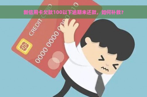 新信用卡欠款100以下逾期未还款，如何补救？