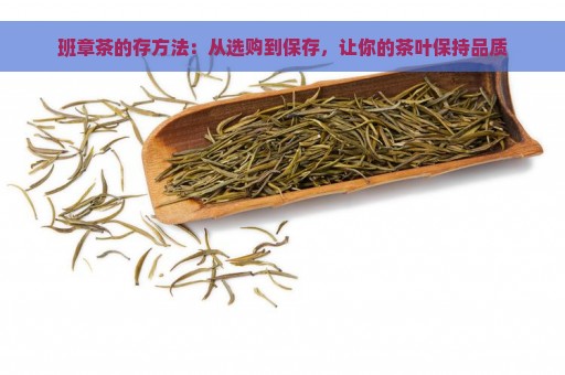 班章茶的存方法：从选购到保存，让你的茶叶保持品质