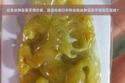 白色冰种翡翠手镯价格、嘉德拍卖行中的白色冰种翡翠手镯是否值钱？