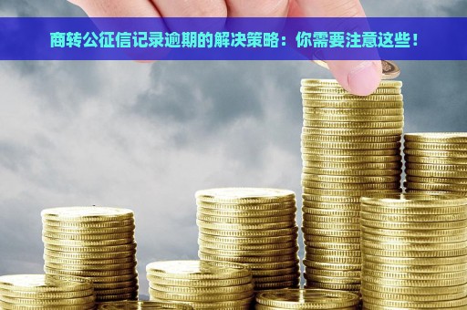 商转公征信记录逾期的解决策略：你需要注意这些！