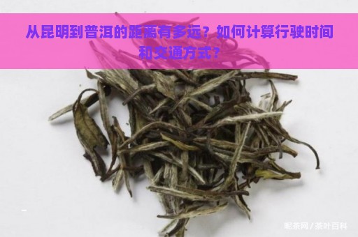 从昆明到普洱的距离有多远？如何计算行驶时间和交通方式？