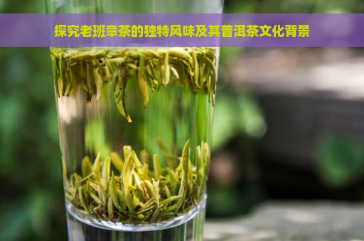 探究老班章茶的独特风味及其普洱茶文化背景