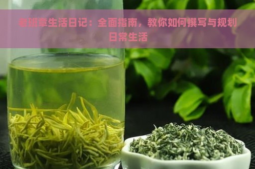 老班章生活日记：全面指南，教你如何撰写与规划日常生活