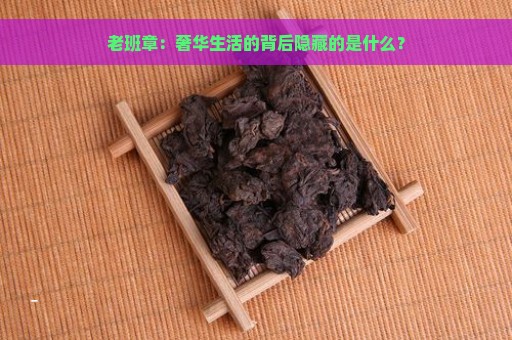 老班章：奢华生活的背后隐藏的是什么？