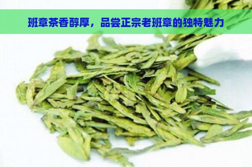 班章茶香醇厚，品尝正宗老班章的独特魅力