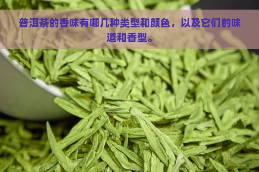 普洱茶的香味有哪几种类型和颜色，以及它们的味道和香型。