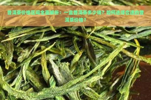 普洱茶价格区间全面解析：一盒普洱茶多少钱？如何选择合适的普洱茶价格？