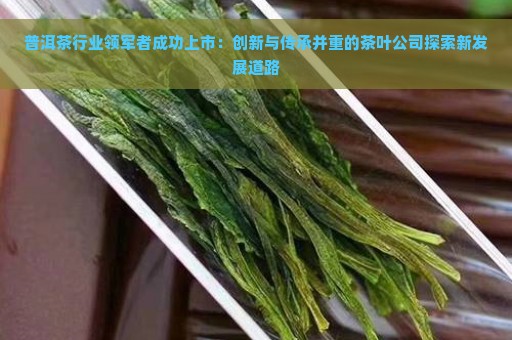 普洱茶行业领军者成功上市：创新与传承并重的茶叶公司探索新发展道路