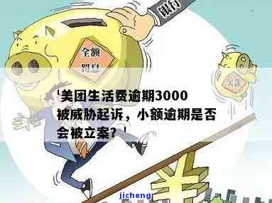 美团3000逾期-美团3000逾期三天就说要起诉要查经济情况什么的