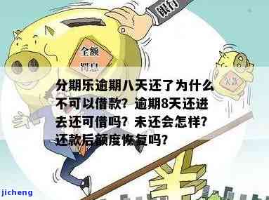 分期乐逾期8天还款后多久可以再次借款？