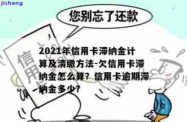 2021年信用卡滞纳金计算方法及金额全解析