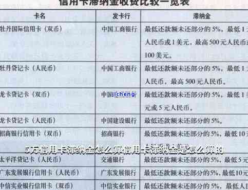 逾期信用卡滞纳金-逾期信用卡滞纳金怎么计算