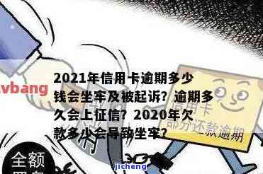 2021年信用卡逾期多少钱会坐牢？超多少金额将面临法律风险？