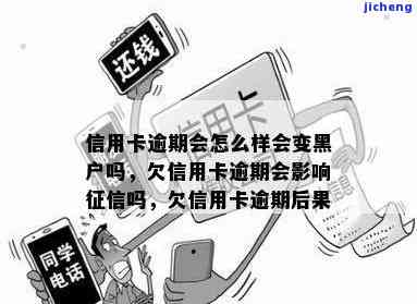 欠信用卡逾期黑户会怎么样，信用卡逾期未还，你将成为黑户吗？后果严重！