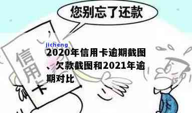 2021年及2020年信用卡逾期截图全览