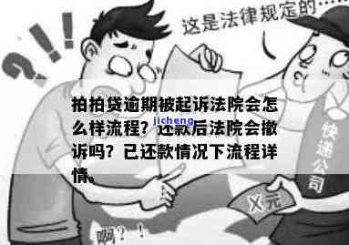 拍拍贷逾期被起诉法院,法院会怎么样流程，拍拍贷逾期被起诉：法院的处理流程是什么？