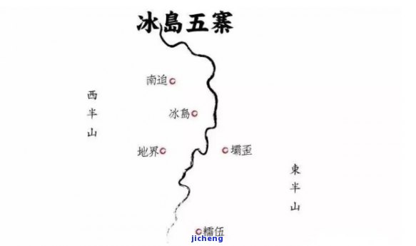 云南冰岛五寨地图图片