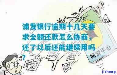 浦发万用金逾期十天如何处理？全额还款、协商期还是其他方案？