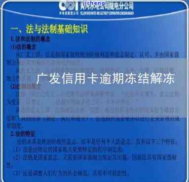 广发贷逾期冻结资金-广发贷逾期冻结资金怎么办