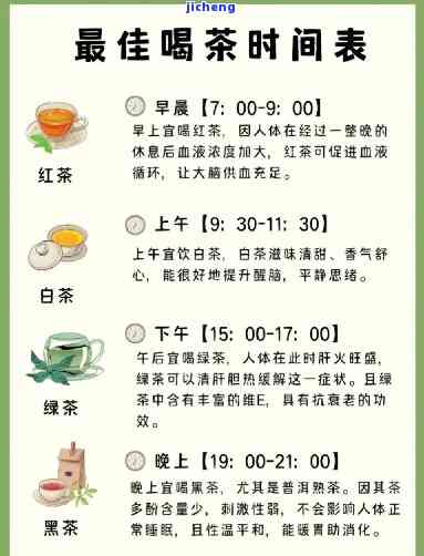 每天喝茶时间表图片，茶香满满！每日喝茶时间表，让你享受健生活