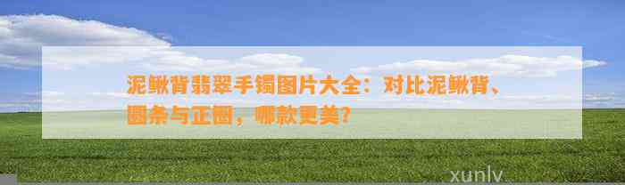 泥鳅背翡翠手镯图片大全：对比泥鳅背、圆条与正圈，哪款更美？