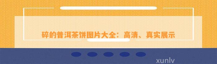 碎的普洱茶饼图片大全：高清、真实展示