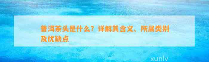 普洱茶头是什么？详解其含义、所属类别及优缺点