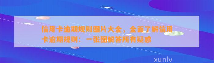 信用卡逾期规则图片大全，全面了解信用卡逾期规则：一张图解答所有疑惑