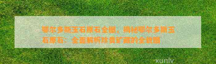 鄂尔多斯玉石原石全图，揭秘鄂尔多斯玉石原石：全面解析珍贵矿藏的全貌图