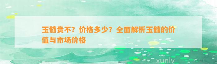 玉髓贵不？价格多少？全面解析玉髓的价值与市场价格