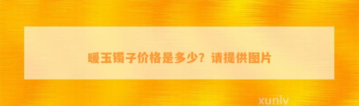 暖玉镯子价格是多少？请提供图片