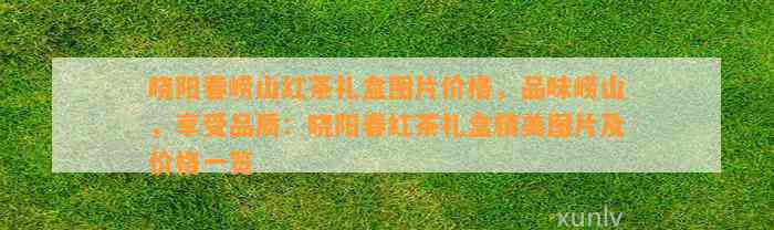 晓阳春崂山红茶礼盒图片价格，品味崂山，享受品质：晓阳春红茶礼盒精美图片及价格一览