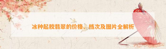 冰种起胶翡翠的价格、档次及图片全解析