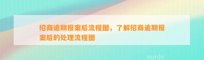 招商逾期报案后流程图，了解招商逾期报案后的处理流程图